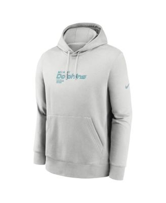 Men's Gray Miami Dolphins Edge Pack French Terry Club Pullover Hoodie