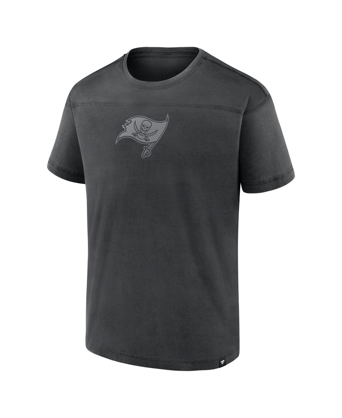 Fanatics Men's Black Tampa Bay Buccaneers Mini Tonal T-shirt In Black