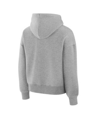 Women's Heather Gray Chicago Bears Eligible Receiver Legacy Pullover Hoodie