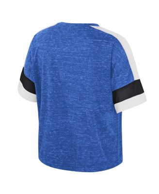 Women's Royal Kentucky Wildcats Color Block Scoop Neck T-Shirt