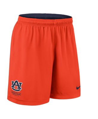 Men's Navy/Orange 2-Piece Auburn Tigers 2025 Sideline Reversible Dri-FIT Shorts