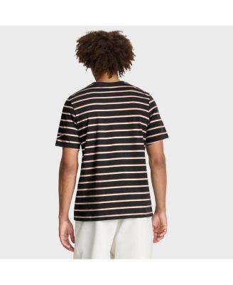 Men's Black Ohio State Buckeyes Athletic Prep Legacy Summit Stripe T-Shirt