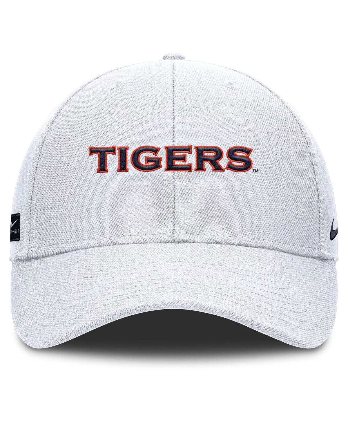 Nike Men's White Auburn Tigers 2025 On-field Gameday Rise Adjustable Hat In White