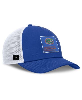 Men's Royal/White Florida Gators 2025 On-Field Rise Engineered Trucker Adjustable Hat