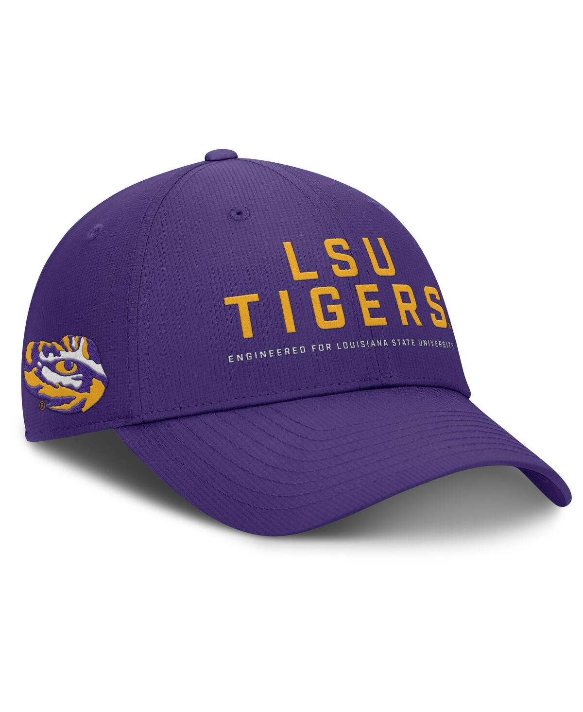 Nike Lsu On-field Club Gameday  Men's Dri-fit College Adjustable Hat In Purple