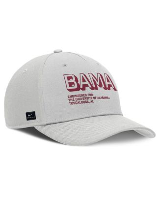 Men's Gray Alabama Crimson Tide 2025 Sideline Dust Pinched Rise Adjustable Hat