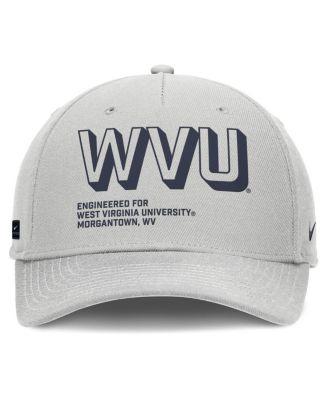 Men's Gray West Virginia Mountaineers 2025 Sideline Dust Pinched Rise Adjustable Hat