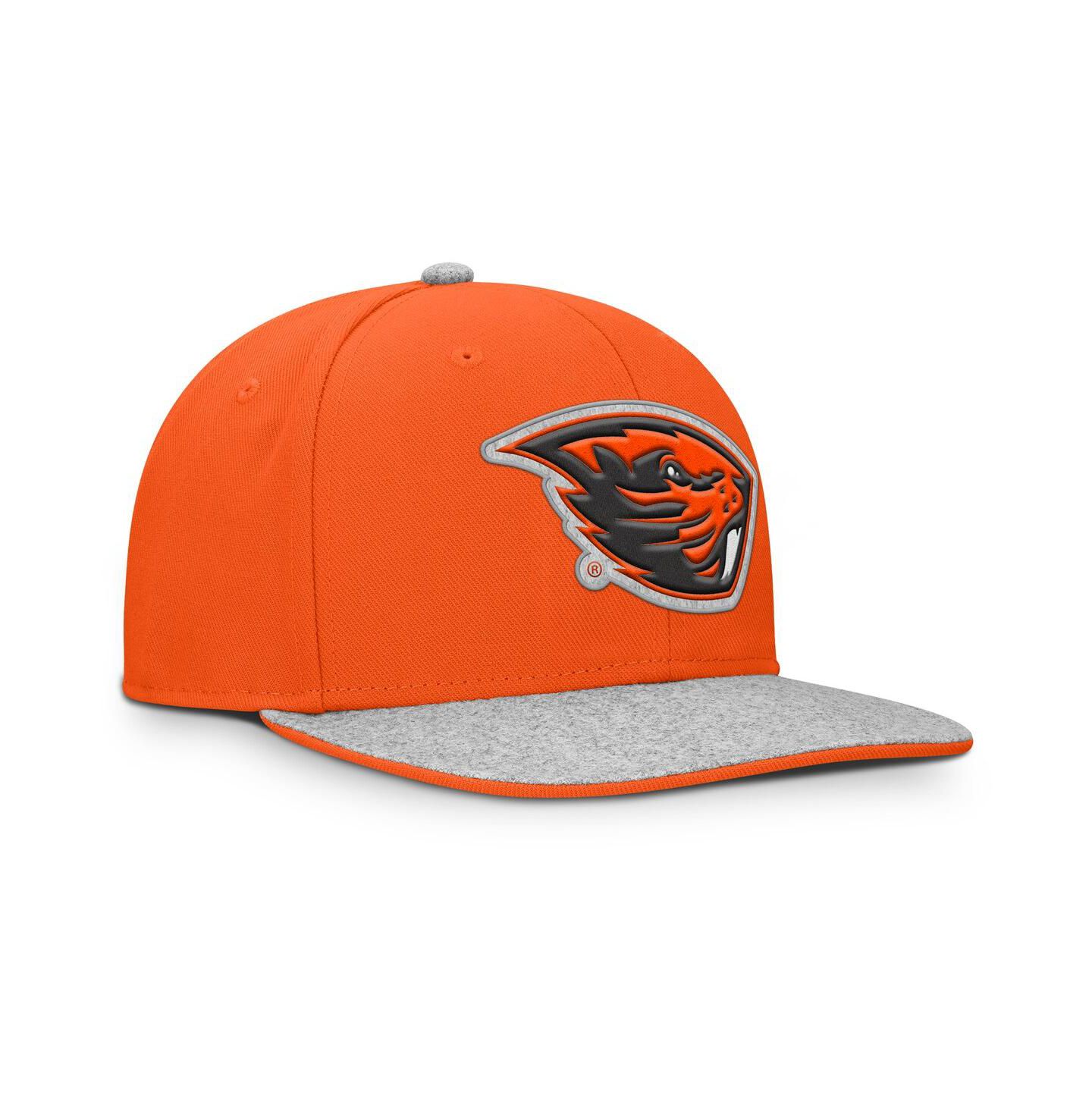 Мужская кепка Fanatics Orange Oregon State Beavers Loden Snapback Hat — фото 4