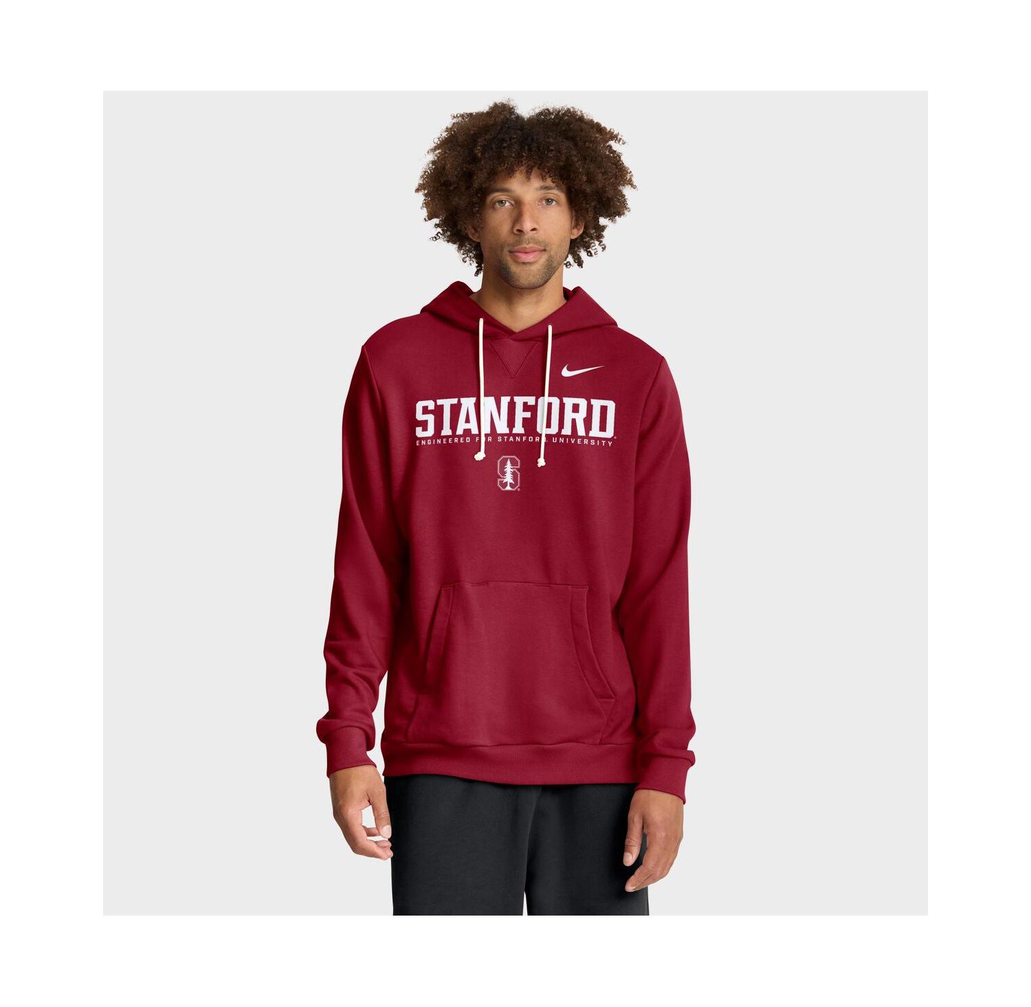 Men's Cardinal Stanford Cardinal 2025 Sideline Standard Issue Dri-FIT Hoodie