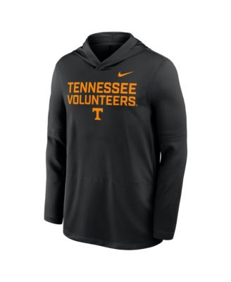 Men's Black Tennessee Volunteers 2025 Sideline Performance Long Sleeve Hoodie T-Shirt