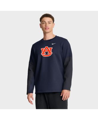 Nike - Men's Navy Auburn Tigers 2025 Sideline Coach Dri-FIT Long Sleeve T-Shirt