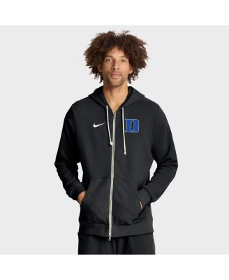 Nike - Men's Black Duke Blue Devils 2025 Sideline Standard Issue Dri-FIT Full-Zip Hoodie