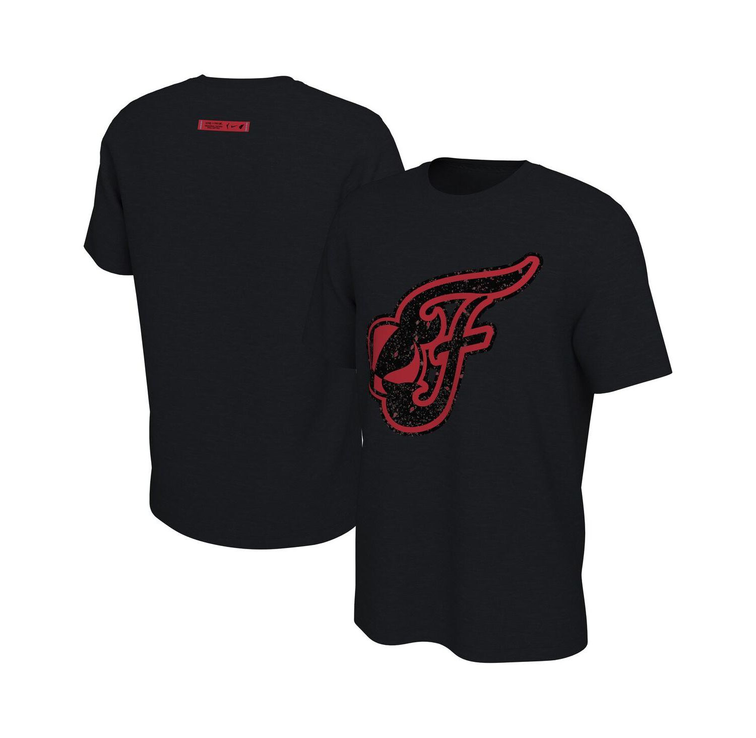 Men's and Women's Black Indiana Fever Rebel Edition Collection Oversized T-Shirt