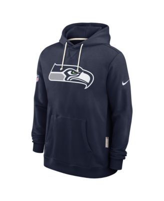 Men's College Navy Seattle Seahawks Sideline Standard Issue Initial Home Dri-FIT Hoodie