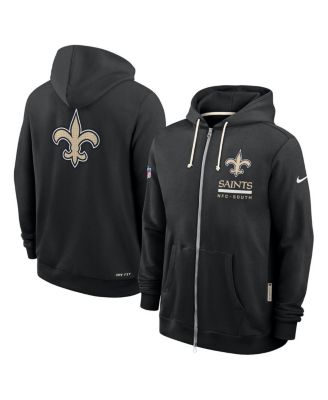 Men's Black New Orleans Saints Sideline Standard Issue Utility Player Dri-FIT Full-Zip Hoodie