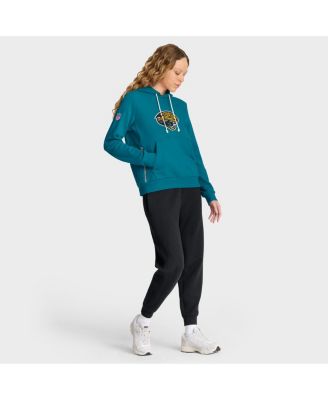 Women's Teal Jacksonville Jaguars Sideline Standard Issue Throwback&nbsp;Dri-FIT Hoodie