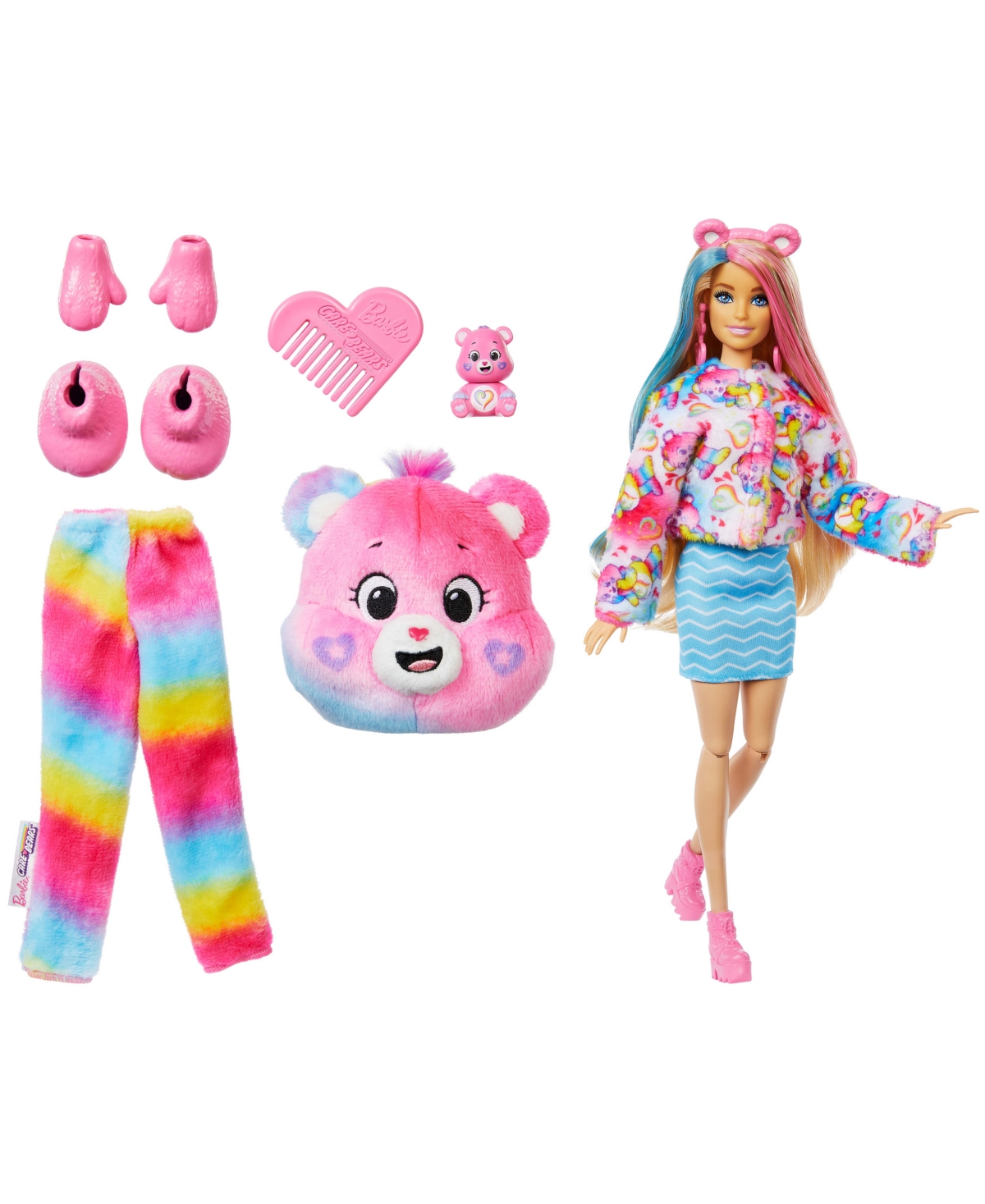 Barbie Cutie Reveal Care Bears Doll And Accessories In Multi