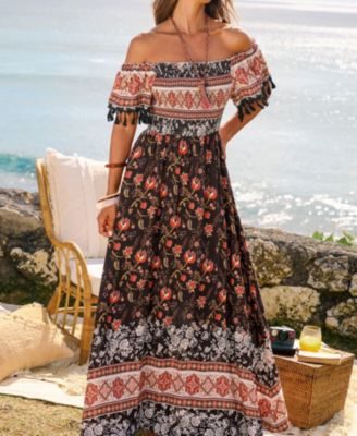 Women's Daydream Ready Floral Maxi Beach Dress