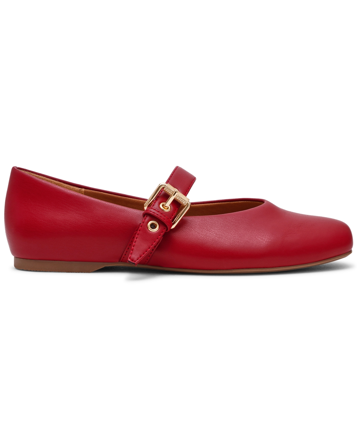 Dv Dolce Vita Women's Mulaney Buckle Mary Jane Flats In Red