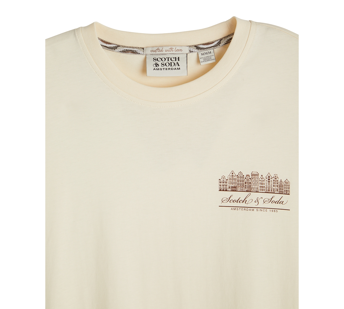 Scotch & Soda Men'sâ Amsterdam Graphic Short Sleeve T-shirt In White