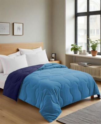 Lightweight Reversible Quilted Down Alternative Comforter, King