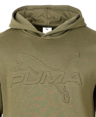 Men's Embossed Logo Hoodie Sweatshirt