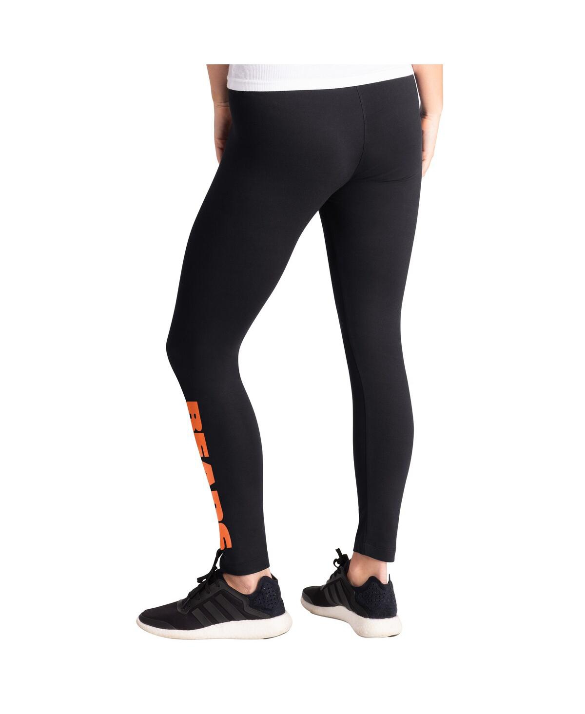 G-iii 4her By Carl Banks Black Chicago Bears Pregame Leggings In Black