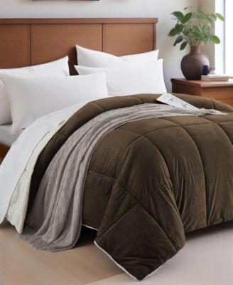 Sherpa Reversible Comforter, King