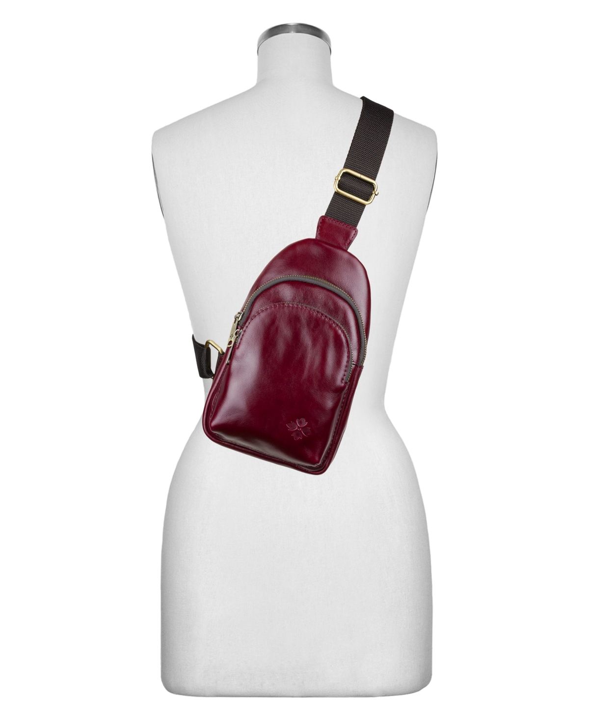 Patricia Nash Louetta Small Sling Bag In Burgundy