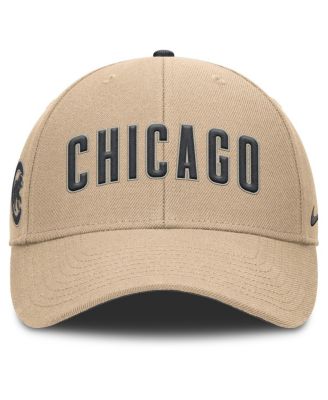 Men's Khaki Chicago Cubs Rise Adjustable Hat