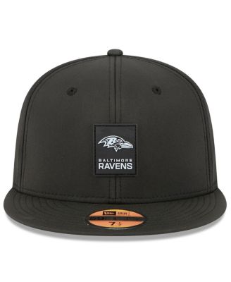 Men's Black Baltimore Ravens 2025 Sideline 59FIFTY Fitted Hat
