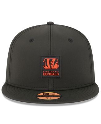 Men's Black Cincinnati Bengals 2025 Sideline 59FIFTY Fitted Hat