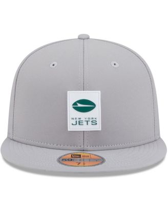 Men's Gray New York Jets 2025 Sideline 59FIFTY Fitted Hat