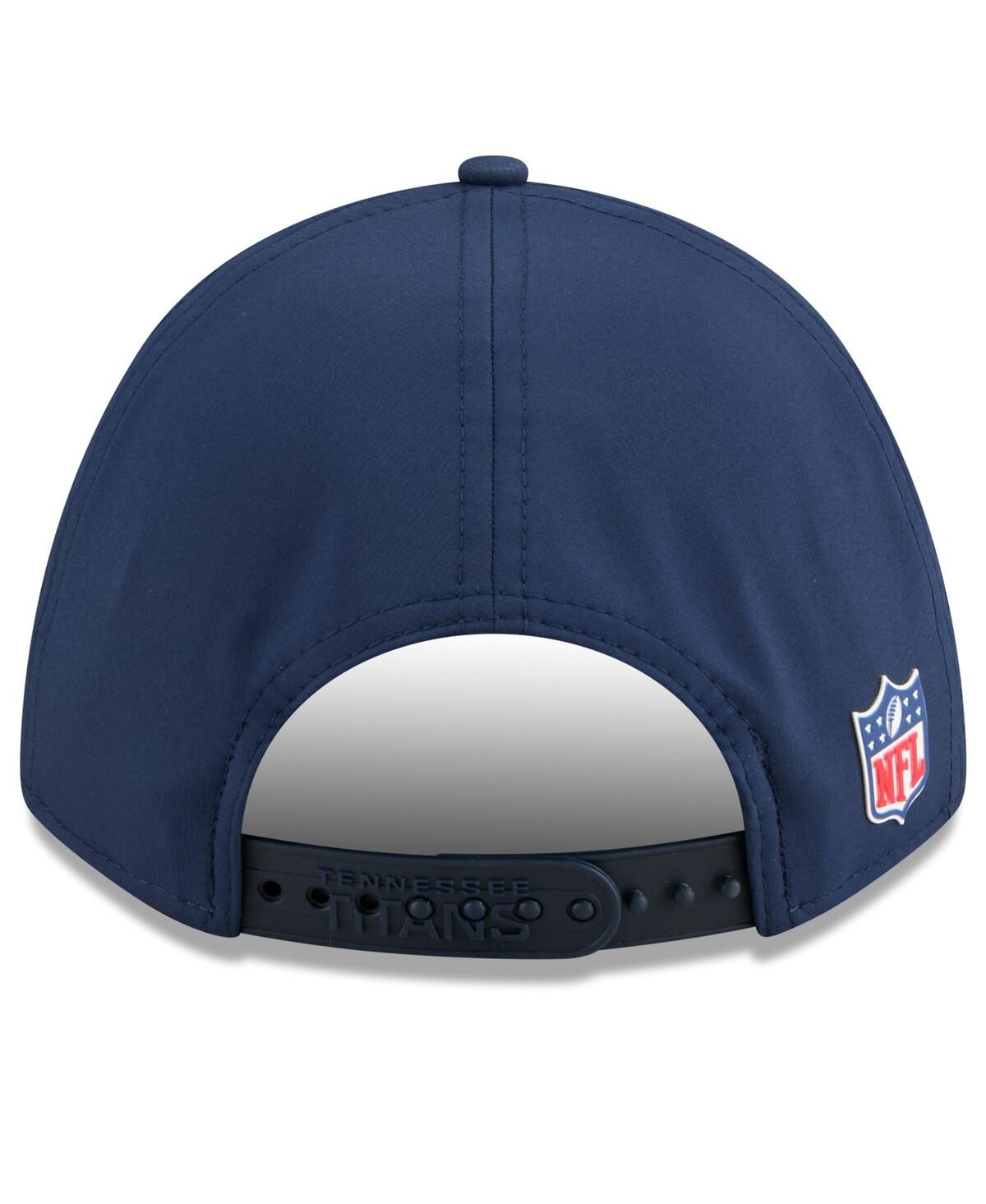 New Era Big Boys And Girls Navy Tennessee Titans 2025 Sideline 9forty Adjustable Hat In Blue