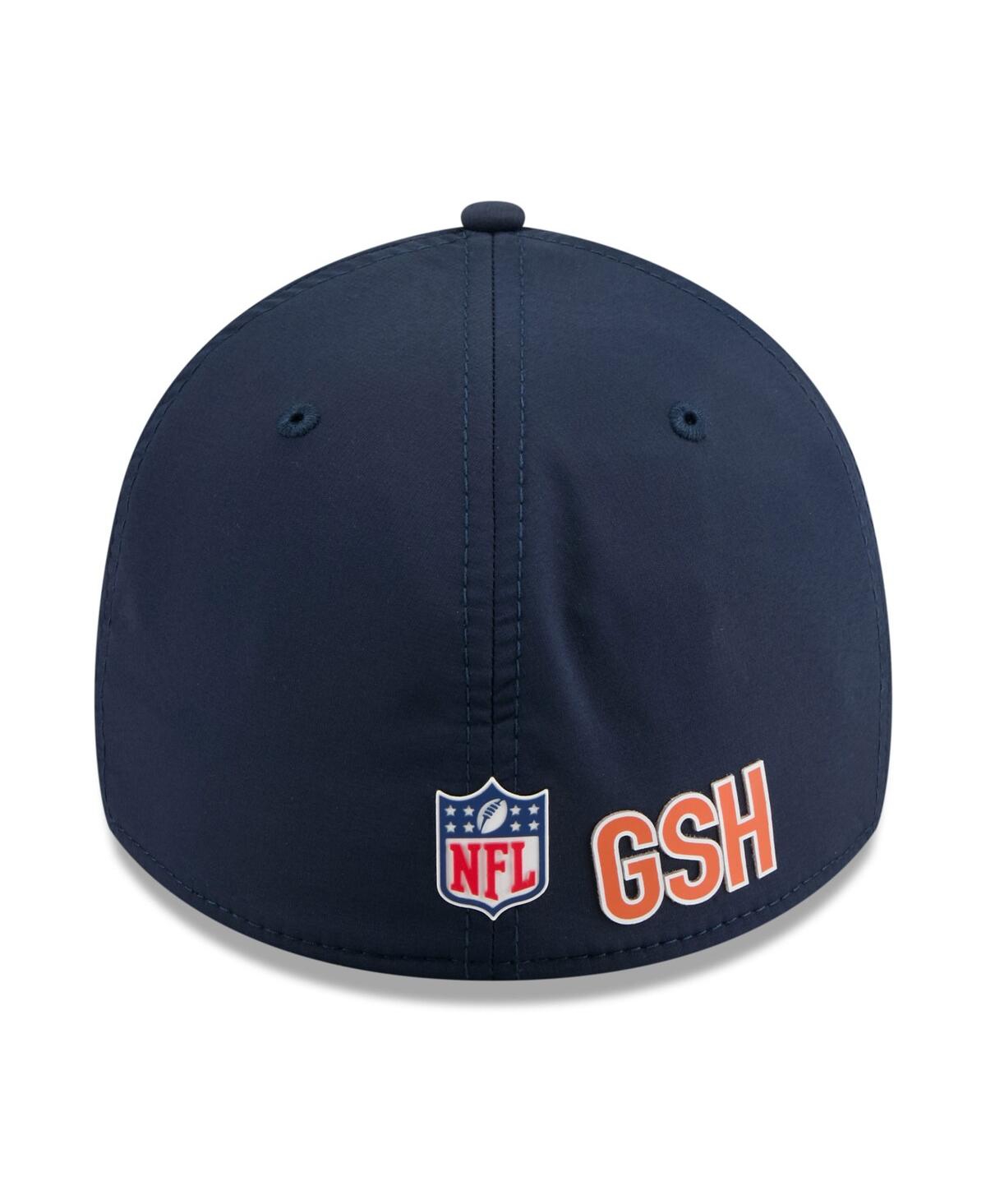 New Era Men's Navy Chicago Bears 2025 Sideline 39thirty Flex Hat In Blue
