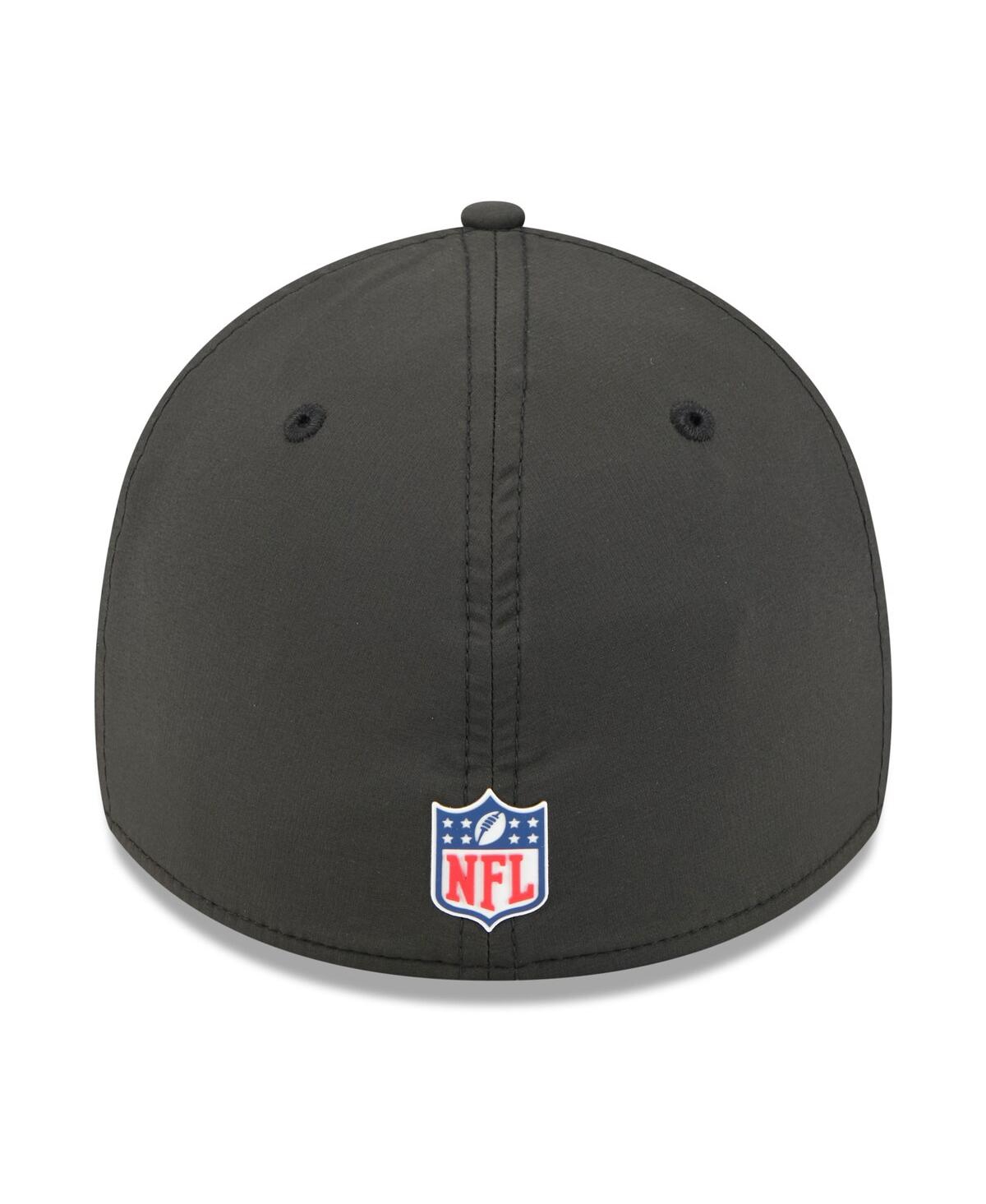 New Era Men's Black Las Vegas Raiders 2025 Sideline 39thirty Flex Hat In Black