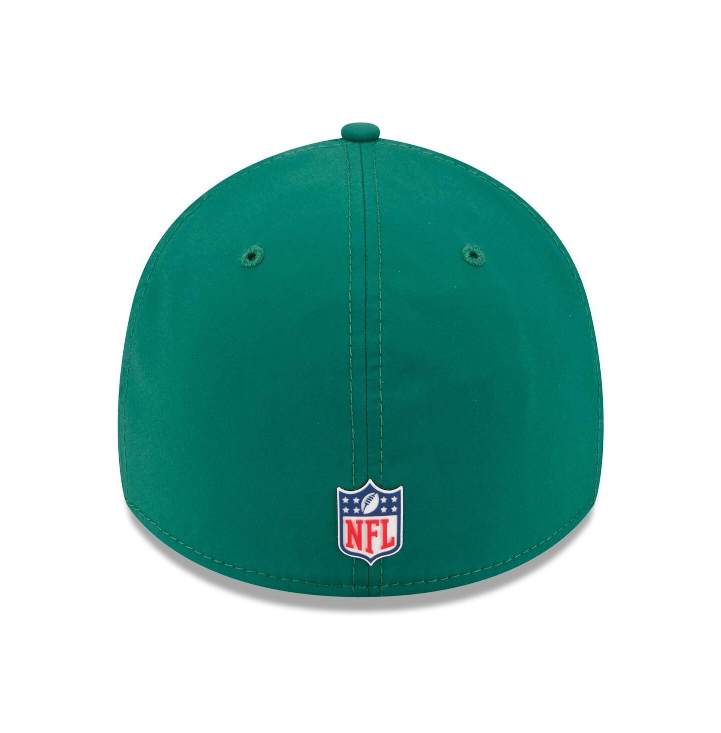 Мужская кепка New Era Green New York Jets 2025 Sideline 39THIRTY Flex Hat — фото 2
