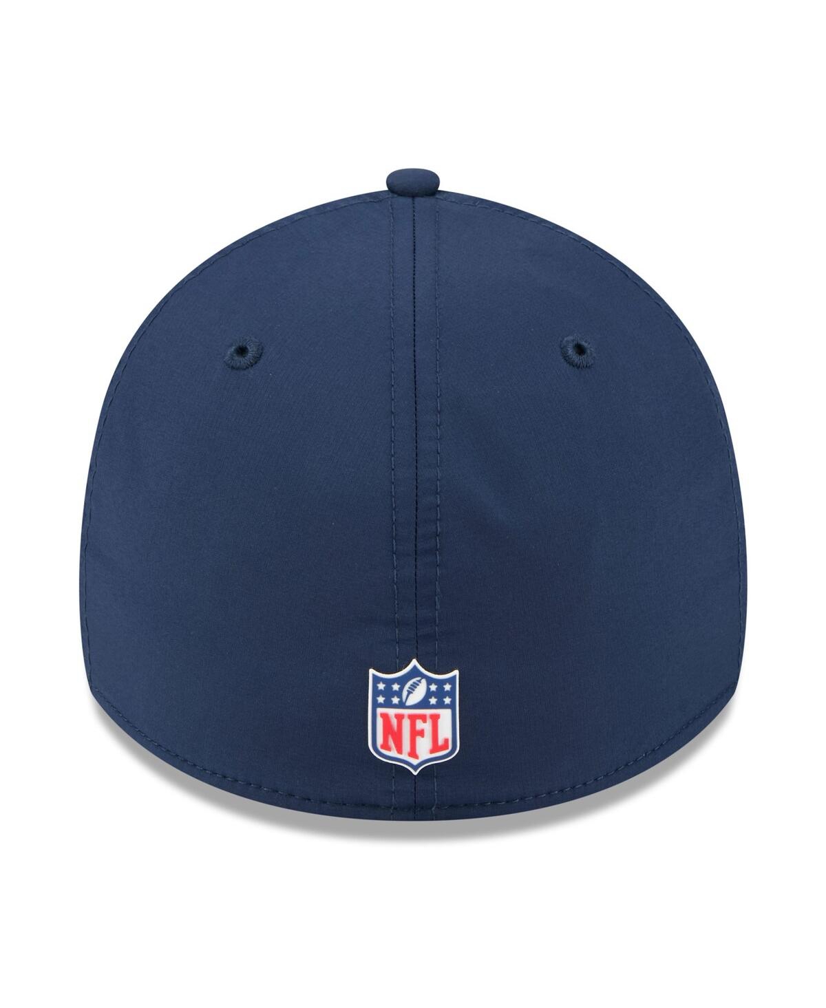 New Era Men's College Navy Seattle Seahawks 2025 Sideline 39thirty Flex Hat In Blue