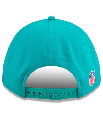 Men's Aqua Miami Dolphins 2025 Sideline Throwback M-Crown 9FORTY Adjustable Hat