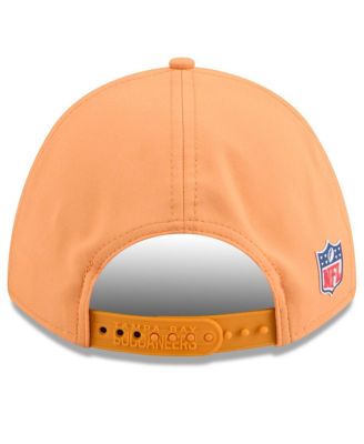 Men's Orange Tampa Bay Buccaneers 2025 Sideline Throwback M-Crown 9FORTY Adjustable Hat