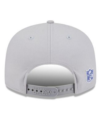 Men's Gray Buffalo Bills 2025 Sideline Split Panel 9FIFTY Snapback Hat