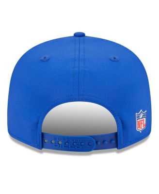 Men's Royal Buffalo Bills 2025 Sideline Split Panel 9FIFTY Snapback Hat