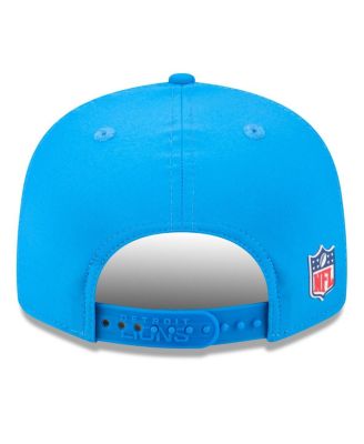 Men's Blue Detroit Lions 2025 Sideline Split Panel 9FIFTY Snapback Hat