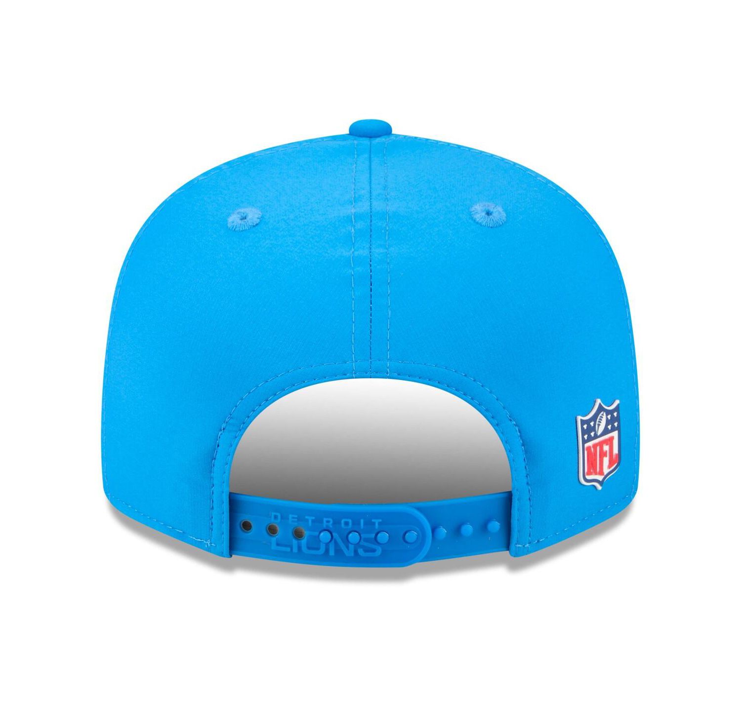 Men's Blue Detroit Lions 2025 Sideline Split Panel 9FIFTY Snapback Hat
