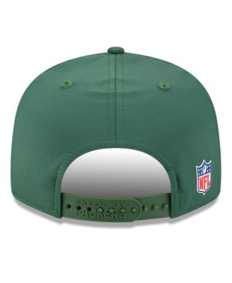 Men's Green Green Bay Packers 2025 Sideline Split Panel 9FIFTY Snapback Hat