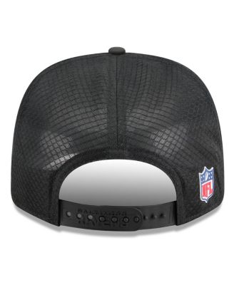 Men's Black Baltimore Ravens 2025 Sideline 9SEVENTY Trucker Adjustable Hat