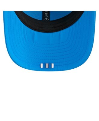 Men's Blue Detroit Lions 2025 Sideline 9SEVENTY Trucker Adjustable Hat