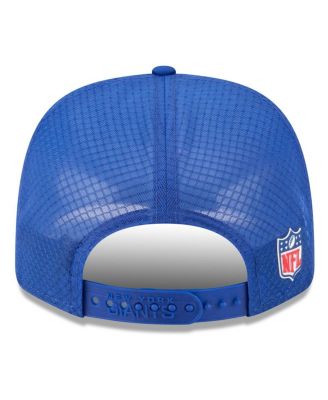 Men's Royal New York Giants 2025 Sideline 9SEVENTY Trucker Adjustable Hat