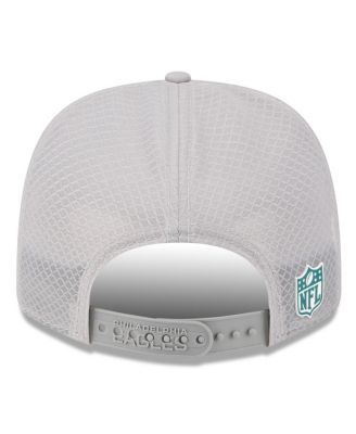 Men's Gray Philadelphia Eagles 2025 Sideline 9SEVENTY Adjustable Trucker Hat