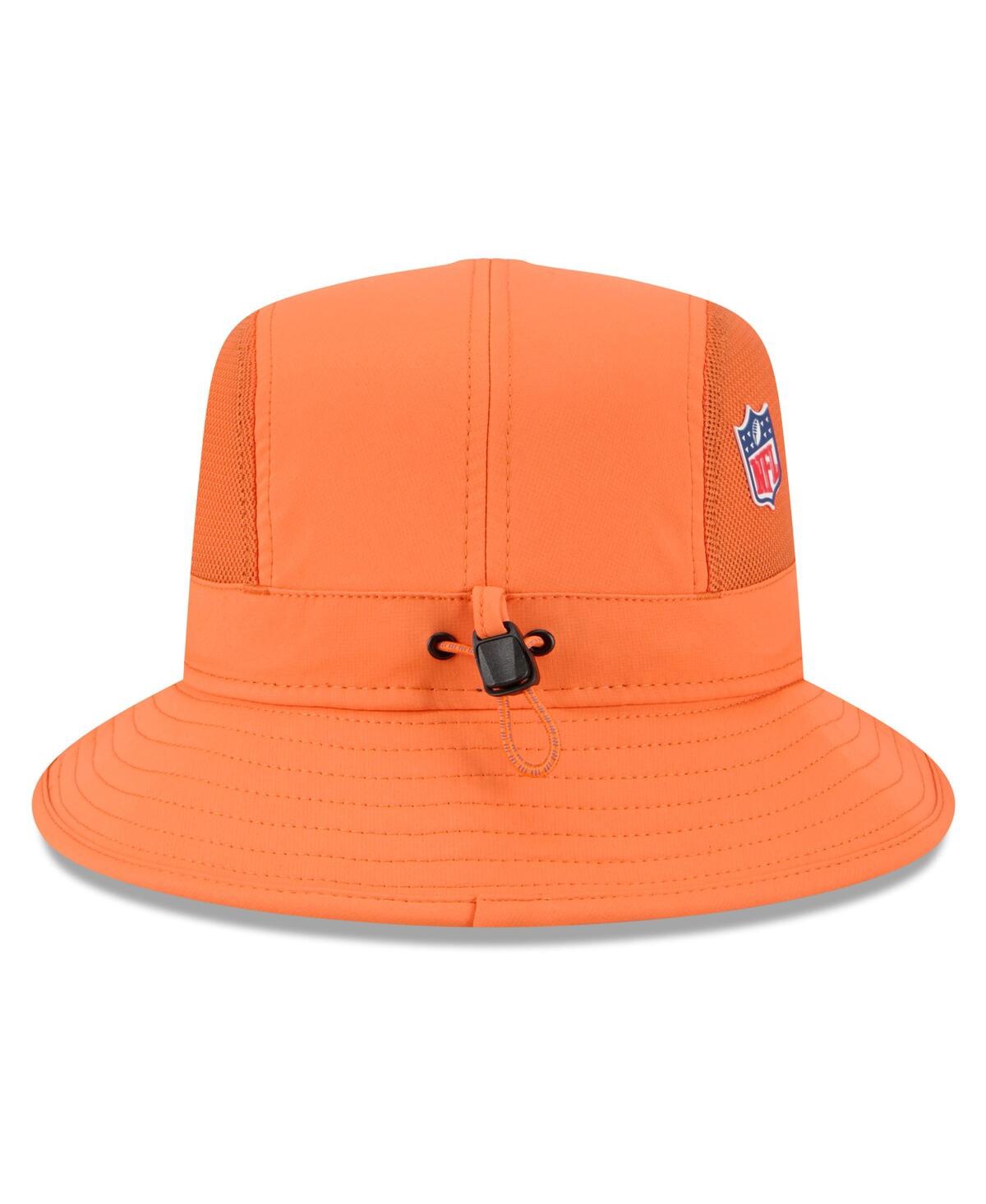 New Era Men's Orange Denver Broncos 2025 Sideline Bucket Hat In Orange